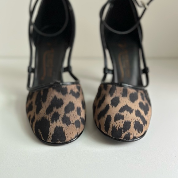 Vintage 90s Leopard Print Heels - Picture 3 of 5
